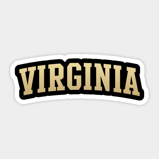 Virginia Sticker by kani